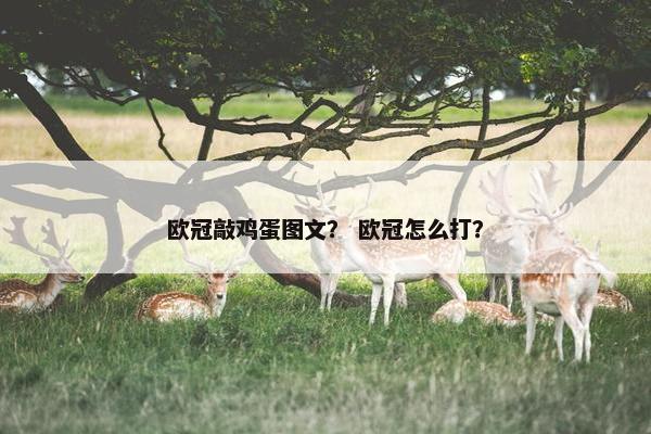 欧冠敲鸡蛋图文？ 欧冠怎么打？