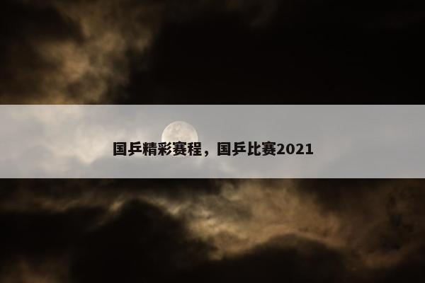 国乒精彩赛程，国乒比赛2021