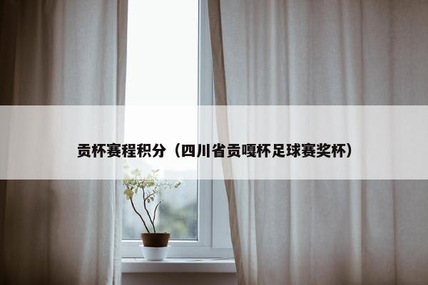 贡杯赛程积分（四川省贡嘎杯足球赛奖杯）