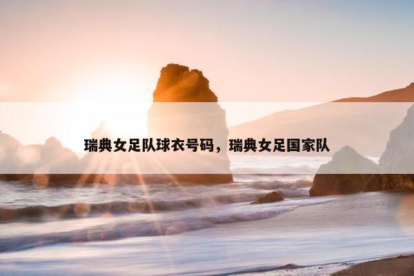 瑞典女足队球衣号码，瑞典女足国家队