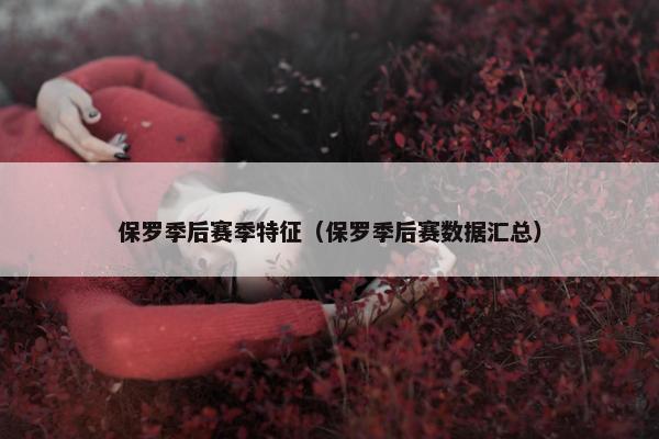 保罗季后赛季特征（保罗季后赛数据汇总）