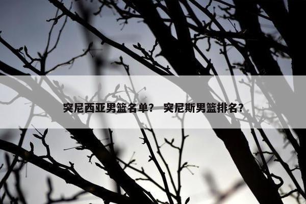 突尼西亚男篮名单？ 突尼斯男篮排名？