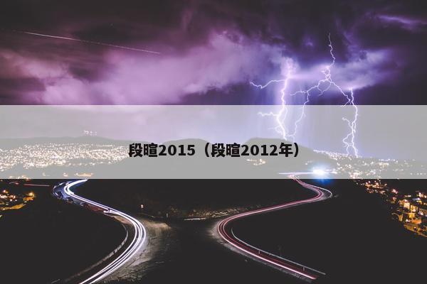 段暄2015（段暄2012年）