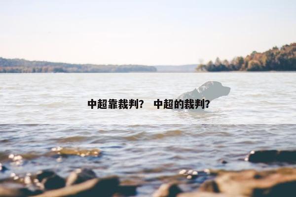 中超靠裁判？ 中超的裁判？