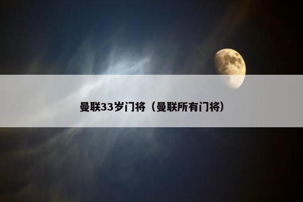 曼联33岁门将（曼联所有门将）