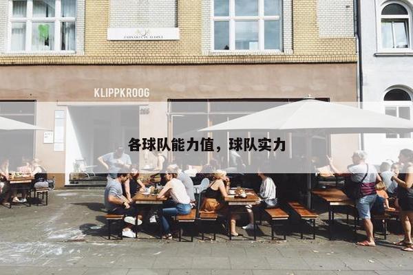 各球队能力值，球队实力