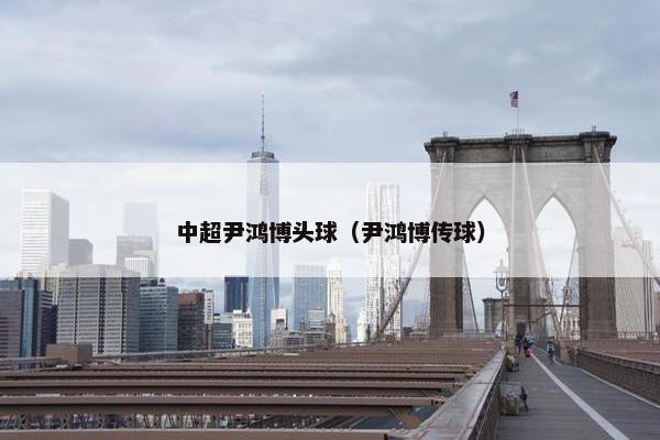 中超尹鸿博头球（尹鸿博传球）