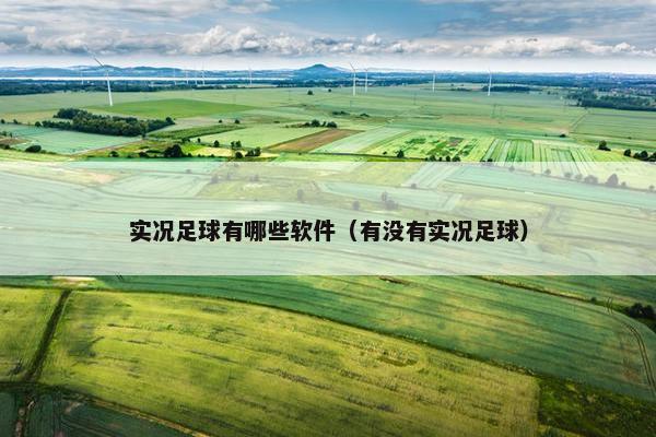 实况足球有哪些软件（有没有实况足球）