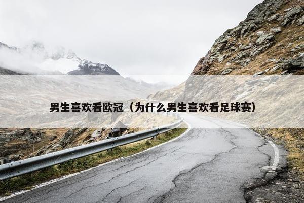 男生喜欢看欧冠（为什么男生喜欢看足球赛）