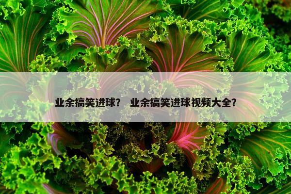 业余搞笑进球？ 业余搞笑进球视频大全？