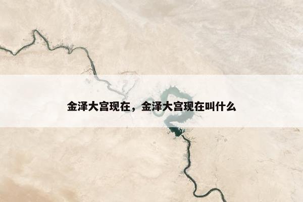 金泽大宫现在，金泽大宫现在叫什么