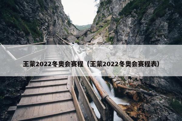 王蒙2022冬奥会赛程（王蒙2022冬奥会赛程表）