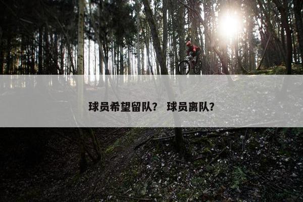 球员希望留队？ 球员离队？
