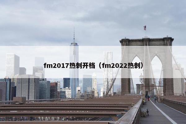 fm2017热刺开档（fm2022热刺）