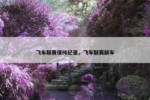 飞车联赛保持纪录，飞车联赛新车