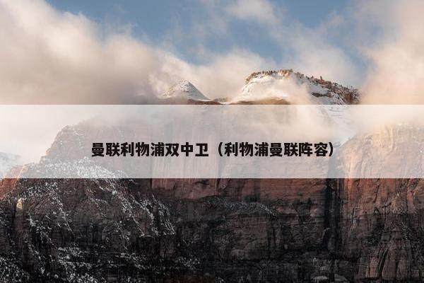 曼联利物浦双中卫（利物浦曼联阵容）