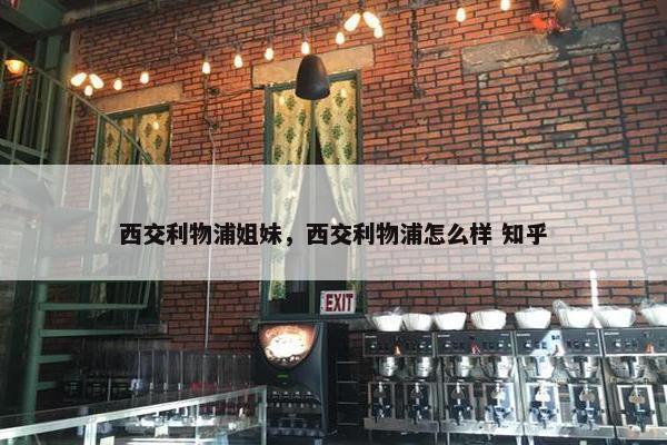 西交利物浦姐妹，西交利物浦怎么样 知乎