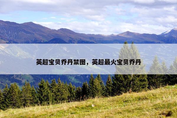 英超宝贝乔丹禁图，英超最火宝贝乔丹