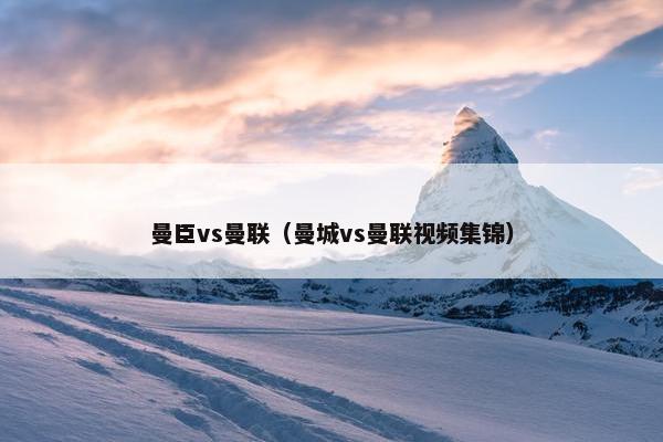 曼臣vs曼联（曼城vs曼联视频集锦）