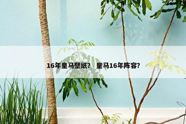 16年皇马壁纸？ 皇马16年阵容？