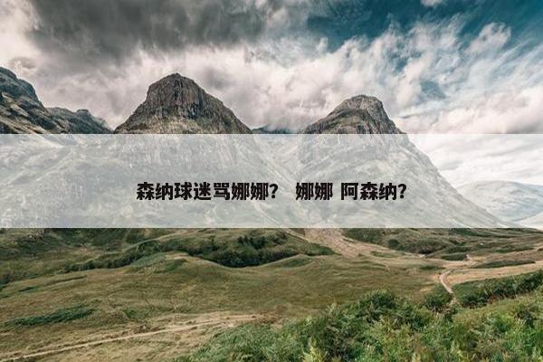 森纳球迷骂娜娜？ 娜娜 阿森纳？