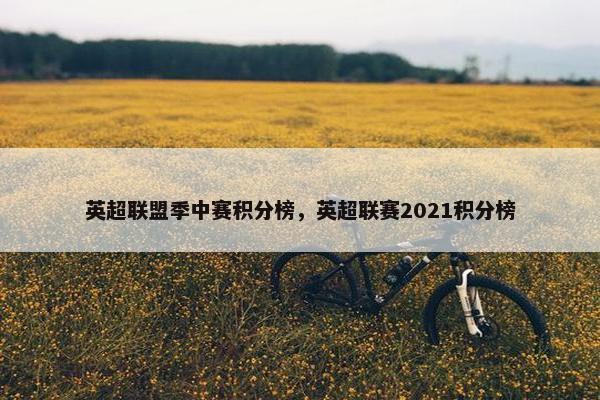 英超联盟季中赛积分榜，英超联赛2021积分榜
