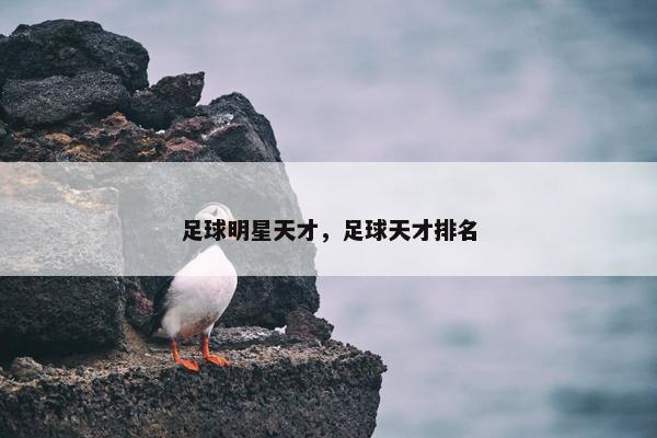 足球明星天才，足球天才排名