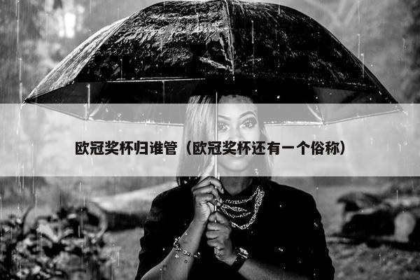 欧冠奖杯归谁管（欧冠奖杯还有一个俗称）