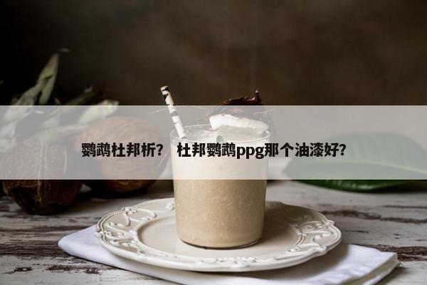 鹦鹉杜邦析？ 杜邦鹦鹉ppg那个油漆好？