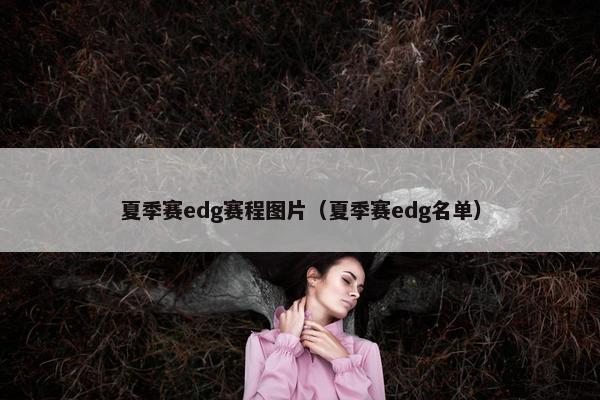 夏季赛edg赛程图片（夏季赛edg名单）