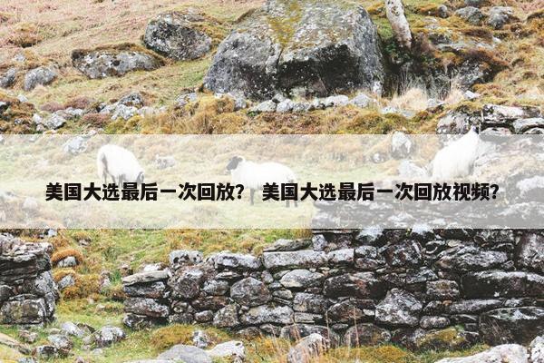 美国大选最后一次回放？ 美国大选最后一次回放视频？