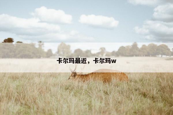 卡尔玛最近，卡尔玛w