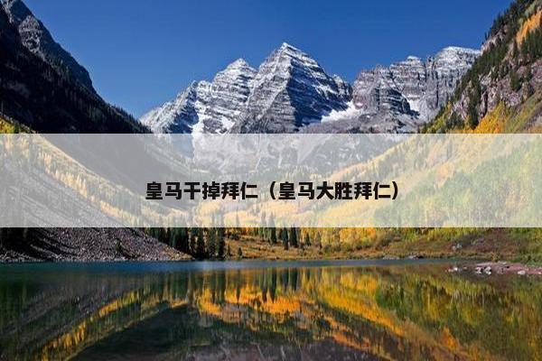 皇马干掉拜仁（皇马大胜拜仁）