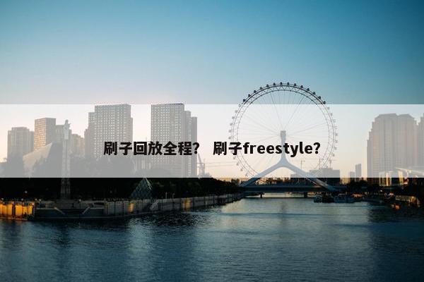 刷子回放全程？ 刷子freestyle？