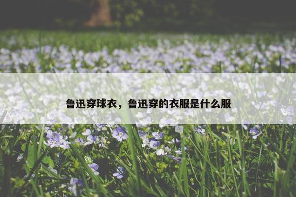 鲁迅穿球衣，鲁迅穿的衣服是什么服