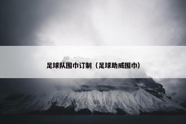 足球队围巾订制（足球助威围巾）