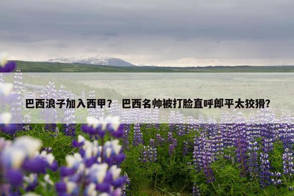 巴西浪子加入西甲？ 巴西名帅被打脸直呼郎平太狡猾？