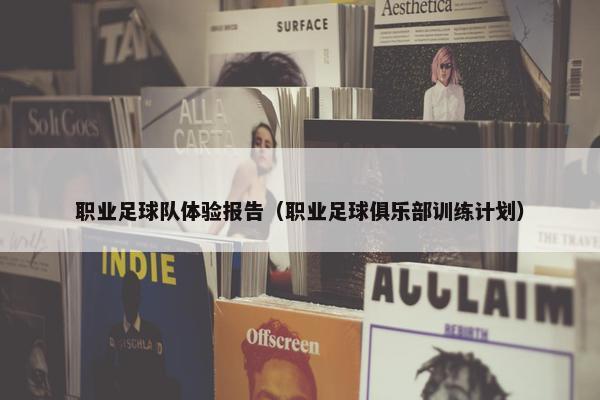 职业足球队体验报告（职业足球俱乐部训练计划）
