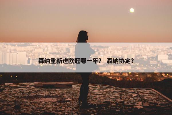 森纳重新进欧冠哪一年？ 森纳协定？