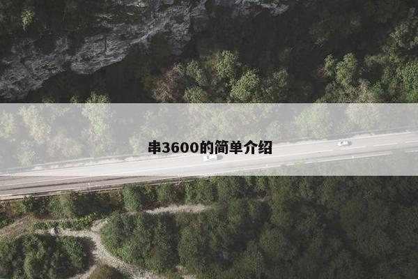 串3600的简单介绍