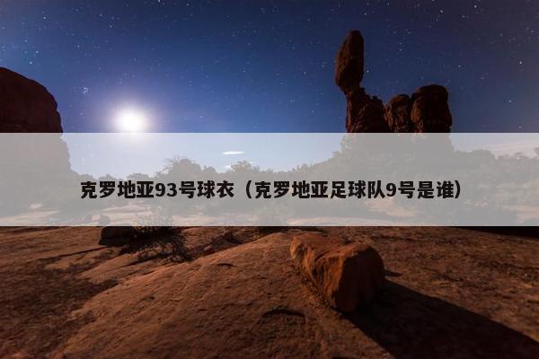 克罗地亚93号球衣（克罗地亚足球队9号是谁）