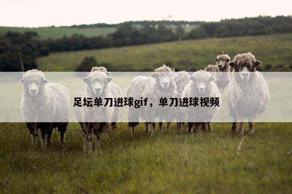 足坛单刀进球gif，单刀进球视频