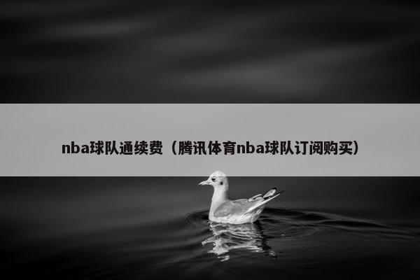 nba球队通续费（腾讯体育nba球队订阅购买）