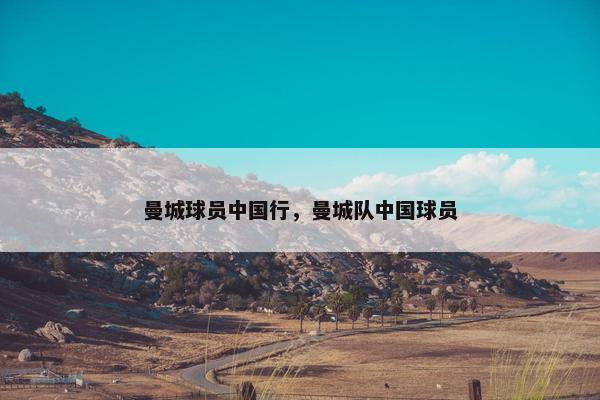 曼城球员中国行，曼城队中国球员