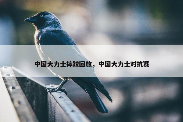 中国大力士摔跤回放，中国大力士对抗赛