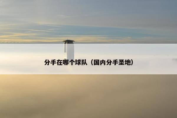 分手在哪个球队（国内分手圣地）