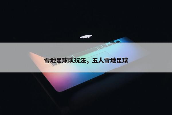 雪地足球队玩法，五人雪地足球