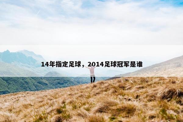14年指定足球，2014足球冠军是谁