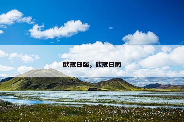 欧冠日强，欧冠日历