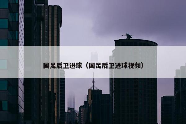 国足后卫进球（国足后卫进球视频）